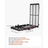 image:imageVEVOR Hitch Mount Wheelchair Carrier 500LBS Mobility Scooter Carrier with Folding Ramp Iron Trailer Hitch Rack Basket with Stabilizer Straps Fit 2 Hitch Receiver for SUV Van Car 453 x 25648 x 28 x 31 in