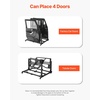 image:imageVEVOR Jeep Door Storage Cart 4 Doors Moveable Storage Cart Rack with Thickened Rubber Cushion Sturdy Car Door Holder Cart Fit for Jeep Wrangler JK JKU JL GladiatorSide by Side