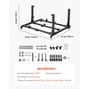 image:imageVEVOR Jeep Door Storage Cart 4 Doors Moveable Storage Cart Rack with Thickened Rubber Cushion Sturdy Car Door Holder Cart Fit for Jeep Wrangler JK JKU JL GladiatorSide by Side