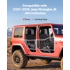 image:imageVEVOR Jeep Tube Doors 4Door Compatible with 20072018 Jeep Wrangler JK JKU Unlimited Steel Off Road Front amp Rear Tubular Half Doors with Storage Bag Rubber Pads HeavyDuty Hinges and OE Latch