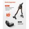 image:imageVEVOR Motorcycle Backrest Sissy Bar Compatible with HarleyDavidson Touring Models 27 in Height Quick Release Detachable Passenger Backrest Metal Frame and Leather Rear Pad For Motorcycles Black