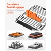 image:imageVEVOR Roof Rack Cargo Basket 46 x 36 x 45 Rooftop Cargo Carrier HeavyDuty 200 LBS Capacity Universal Roof Rack Basket Luggage Holder for SUV Truck VehicleBasket w Net