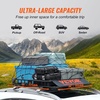 image:imageVEVOR Roof Rack Cargo Basket 46 x 36 x 45 Rooftop Cargo Carrier HeavyDuty 200 LBS Capacity Universal Roof Rack Basket Luggage Holder for SUV Truck VehicleRed
