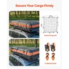 image:imageVEVOR Roof Rack Cargo Basket 46 x 36 x 45 Rooftop Cargo Carrier HeavyDuty 200 LBS Capacity Universal Roof Rack Basket Luggage Holder for SUV Truck VehicleBasket w Bag  Net