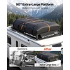 image:imageVEVOR Roof Rack Cargo Basket 46 x 36 x 45 Rooftop Cargo Carrier HeavyDuty 200 LBS Capacity Universal Roof Rack Basket Luggage Holder for SUV Truck VehicleBasket w Bag