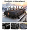 image:imageVEVOR Roof Rack Cargo Basket 46 x 36 x 45 Rooftop Cargo Carrier HeavyDuty 200 LBS Capacity Universal Roof Rack Basket Luggage Holder for SUV Truck VehicleBasket w Bag