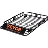 image:imageVEVOR Roof Rack Cargo Basket 46 x 36 x 45 Rooftop Cargo Carrier HeavyDuty 200 LBS Capacity Universal Roof Rack Basket Luggage Holder for SUV Truck VehicleRed