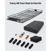 image:imageVEVOR Roof Rack Cargo Basket 46 x 36 x 45 Rooftop Cargo Carrier HeavyDuty 200 LBS Capacity Universal Roof Rack Basket Luggage Holder for SUV Truck VehicleBasket w Bag