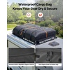 image:imageVEVOR Roof Rack Cargo Basket 46 x 36 x 45 Rooftop Cargo Carrier HeavyDuty 200 LBS Capacity Universal Roof Rack Basket Luggage Holder for SUV Truck VehicleBasket w Bag