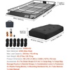 image:imageVEVOR Roof Rack Cargo Basket 46 x 36 x 45 Rooftop Cargo Carrier HeavyDuty 200 LBS Capacity Universal Roof Rack Basket Luggage Holder for SUV Truck VehicleBasket w Bag