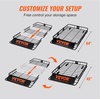 image:imageVEVOR Roof Rack Cargo Basket 46 x 36 x 45 Rooftop Cargo Carrier HeavyDuty 200 LBS Capacity Universal Roof Rack Basket Luggage Holder for SUV Truck VehicleBasket
