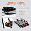 image:imageVEVOR Roof Rack Cargo Basket 46 x 36 x 45 Rooftop Cargo Carrier HeavyDuty 200 LBS Capacity Universal Roof Rack Basket Luggage Holder for SUV Truck VehicleBasket w Bag
