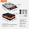 image:imageVEVOR Roof Rack Cargo Basket 46 x 36 x 45 Rooftop Cargo Carrier HeavyDuty 200 LBS Capacity Universal Roof Rack Basket Luggage Holder for SUV Truck VehicleBasket w Bag