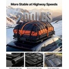 image:imageVEVOR Roof Rack Cargo Basket 54 x 34 x 4 in Heavy Duty Roof Top Carrier Basket with Waterproof Bag Cargo Net Ratchet Straps 200 lbs Capacity Universal Car Top Luggage Holder for SUV Truck Car54x34 in