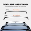 image:imageVEVOR Roof Rack Cross Bars Compatible with 20112021 Jeep Grand Cherokee with Grooved Side Rails 200lbs Load Capacity Aluminum Crossbars with Locks for Rooftop Cargo Carrier Bag Luggage Kayak Bikefor Toyota RAV4