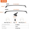 image:imageVEVOR Roof Rack Cross Bars Compatible with 20112021 Jeep Grand Cherokee with Grooved Side Rails 200lbs Load Capacity Aluminum Crossbars with Locks for Rooftop Cargo Carrier Bag Luggage Kayak Bikefor Toyota RAV4