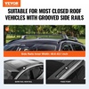 image:imageVEVOR Roof Rack Cross Bars Compatible with 20112021 Jeep Grand Cherokee with Grooved Side Rails 200lbs Load Capacity Aluminum Crossbars with Locks for Rooftop Cargo Carrier Bag Luggage Kayak Bike122 8 cm