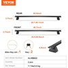 image:imageVEVOR Roof Rack Cross Bars Compatible with 20112021 Jeep Grand Cherokee with Grooved Side Rails 200lbs Load Capacity Aluminum Crossbars with Locks for Rooftop Cargo Carrier Bag Luggage Kayak Bikefor Jeep Grand Cherokee