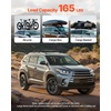 image:imageVEVOR Roof Rack Cross Bars Compatible with 20112021 Jeep Grand Cherokee with Grooved Side Rails 200lbs Load Capacity Aluminum Crossbars with Locks for Rooftop Cargo Carrier Bag Luggage Kayak Bikefor Toyota Highlander
