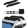 image:imageVEVOR Soft Roof Rack Pads 28 Universal Car Roof Rack Pads for Various Crossbars 88LBS Load Capacity Luggage Kayak Carrier with 2 Tie Down Straps for SUPs Canoes Snowboards Paddle BoardsUse without Cross Bar