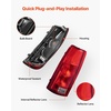 image:imageVEVOR Tail Light Assembly Compatible with 19881999 ChevyGMC CK 1500 2500 3500 19921999 ChevyGMC Suburban 15002500 2PCS Left amp Right Side Taillight Rear Brake Lamps with Halogen Bulbs