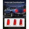 image:imageVEVOR Tail Light Assembly Compatible with 19881999 ChevyGMC CK 1500 2500 3500 19921999 ChevyGMC Suburban 15002500 2PCS Left amp Right Side Taillight Rear Brake Lamps with Halogen Bulbs