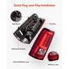 image:imageVEVOR Tail Light Assembly Compatible with 20032006 Chevy Silverado 1500 1500 HD 2500 2500 HD 3500 20072007 Chevy Classic 2PCS Driver amp Passenger Side LED Taillight Brake Lamps with Bulbs BlackRed
