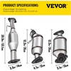 image:imageVEVOR Traverse 0917 Catalytic converter 36L V6 for GMC Acadia 0717 for GMC Acadia 0717 for Saturn Outlook 0710 Complete Set 1