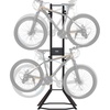 image:imageVEVOR 4 Bike Rack Garage Storage Free Standing Gravity Wall Vertical Bike Stand Sturdy Steel amp Easy Assemble for Road MTB and Hybrid Bicycles Holds Up to 260 Lbs4 Bike Rack