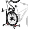 image:imageVEVOR Bike Stand Freestanding Vertical amp Horizontal Bike Storage Rack with Lockable Casters Height Adjustable Carbon Steel Upright Garage Bicycle Floor Stand for 2029 in Wheel Diameters Black1
