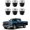 image:imageVEVOR Body Mount Bushing Kit Compatible with 19992007 Ford F250 F350 60 PCS Polyurethane Body Mount Kit Quick Replacement Durable Components for Improving Bumpy Driving Performance Black