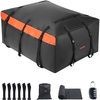 image:imageVEVOR Car Rooftop Cargo Carrier Bag 23 Cubic Feet Roof Cargo Carrier Heavy Duty 840D PVC 100 Waterproof Car Roof Luggage Bag for All Vehicle withwithout Rack with Lock AntiSlip Mat 6 Door Hook