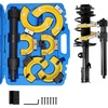 image:imageVEVOR Coil Spring Compressor Tool 2 pcs Heavy Duty Macpherson Strut Spring Compressor Set 2646 lbs Strut Spring Compressor with Safety Bracket and Carrying Case for Car Truck ATV UTVBlue
