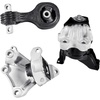 image:imageVEVOR Engine Motor Mount and Transmission Mount Kit Replacement Set of 3 Compatible with 20122013 Honda Civic 18L Coupe Replace OE A65048 A65021 A65087 Secure Support20122013 Honda Civic 18L