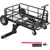 image:imageVEVOR Hitch Mount Cargo Carrier on Wheels 362 x 213 x 118 2in1 Folding Rear Luggage Rack Basket amp Cargo Cart with Hitch Stabilizer Fits 2 Receiver for SUV Pickups 400LBS Load Capacity362 x 213 x 118