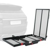 image:imageVEVOR Hitch Mount Wheelchair Carrier 500LBS Mobility Scooter Carrier with Folding Ramp Iron Trailer Hitch Rack Basket with Stabilizer Straps Fit 2 Hitch Receiver for SUV Van Car 453 x 256462x267x44 in  386x259x19 in