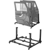 image:imageVEVOR Jeep Door Storage Cart 4 Doors Moveable Storage Cart Rack with Thickened Rubber Cushion Sturdy Car Door Holder Cart Fit for Jeep Wrangler JK JKU JL GladiatorSide by Side