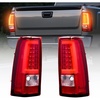 image:imageVEVOR Tail Light Assembly Compatible with 20032006 Chevy Silverado 1500 1500 HD 2500 2500 HD 3500 20072007 Chevy Classic 2PCS Driver amp Passenger Side LED Taillight Brake Lamps with Bulbs BlackRed