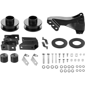 image:imageVEVOR 3 Inch Front and 2 Inch Rear Leveling Lift Kit for 20072023 Silverado 1500 2WD4WD 20072023 Sierra 1500 2WD4WD Chassis Level Kit with 2 Front Strut Spacers 2 Rear Lift Blocks 2 UBolts25 Front 3 Rear for 1123 F250F350F450
