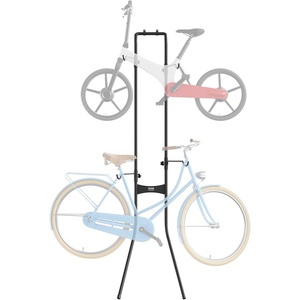 image:imageVEVOR 4 Bike Rack Garage Storage Free Standing Gravity Wall Vertical Bike Stand Sturdy Steel amp Easy Assemble for Road MTB and Hybrid Bicycles Holds Up to 260 Lbs2 Bike Rack