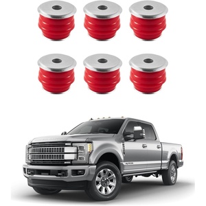 image:imageVEVOR Body Mount Bushing Kit Compatible with 20082016 F250 F350 Super Duty 60 PCS Polyurethane Body Mount Kit Quick Replacement Durable Components for Improving Bumpy Driving Performance Red20082016 F250