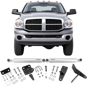 image:imageVEVOR Dual Steering Stabilizer for 20072018 Jeep Wrangler JK Dual Steering Stabilizer Kit Fits with 2 Inches of Suspension Lift or Higher Enhanced Control amp Reduced Vibration Easy Installation20032012 Dodge Ram