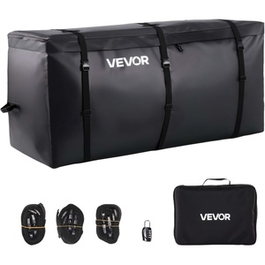 image:imageVEVOR Hitch Cargo Carrier Bag Waterproof 840D PVC 6024 x 2402 x 3594 in 30 Cubic Feet Heavy Duty Cargo Bag for Truck Bed Storage with Reinforced Straps Suitable for Car SUV Vans Hitch Basketwith Reinforced StrapsLockStorage Bag