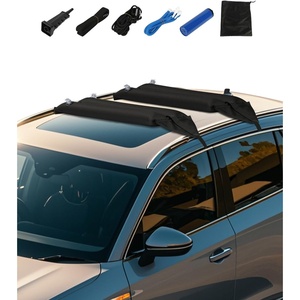 image:imageVEVOR Inflatable Soft Roof Rack Bars 376Inch Universal Car Roof Rack Pads 88LBS Loading Luggage Kayak Carrier with 2 TieDown Straps amp Ropes Hand Air Pump Storage Bag for Canoes Surfboards SUPs