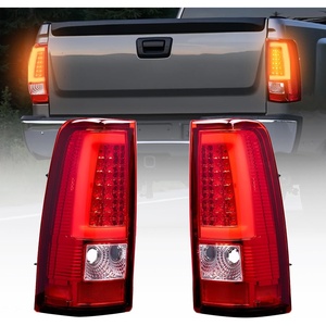 image:imageVEVOR Tail Light Assembly Compatible with 20032006 Chevy Silverado 1500 1500 HD 2500 2500 HD 3500 20072007 Chevy Classic 2PCS Driver amp Passenger Side LED Taillight Brake Lamps with Bulbs BlackRed