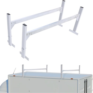 image:imageVEVOR Trailer Ladder Rack 512 to 811 Adjustable Ladder Racks for Van 400 LBS Capacity Aluminum Alloy Roof Racks Drilling Van Ladder Rack for Open and Enclosed Trailers 2 Pcs