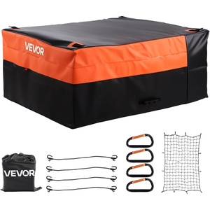 image:imageVEVOR Truck Bed Cargo Bag Waterproof 840D PVC 5118 x 4016 x 2185 in 26 Cubic Feet Heavy Duty Cargo Bag for Truck Bed with 4 Bungee Cords with Hooks Fits a Variety of SUV and Pickup TrucksBungee CordsStorage BagCargo NetCarabiners