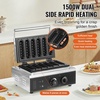 image:imageHappyBuy Commercial Waffle Stick Maker  6PCS 1500W NonStick Stainless Steel Temp amp Time Control for Restaurant Bakery Snack Bar amp Family