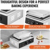 image:imageHappyBuy Commercial Waffle Stick Maker  6PCS 1500W NonStick Stainless Steel Temp amp Time Control for Restaurant Bakery Snack Bar amp Family