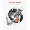 image:imageHappybuy Donut Depositor Large Capacity Manual Donuts Dropper 304 Stainless Steel Commercial Batter Dispenser 6 Thickness Adjustment Doughnut Hopper with Stand Ideal for Restaurant